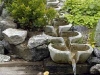 fontaine dans un jardin